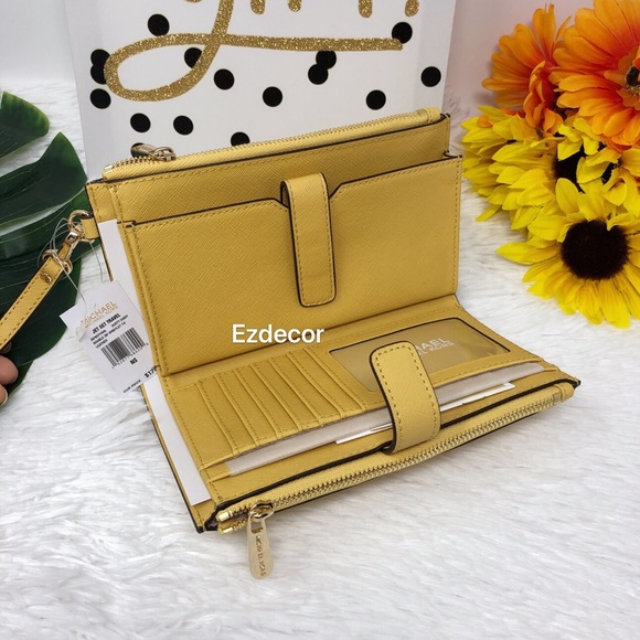 NWT Michael Kors Jet Set Double Zip Wristlet -DD - Picture 5 of 8